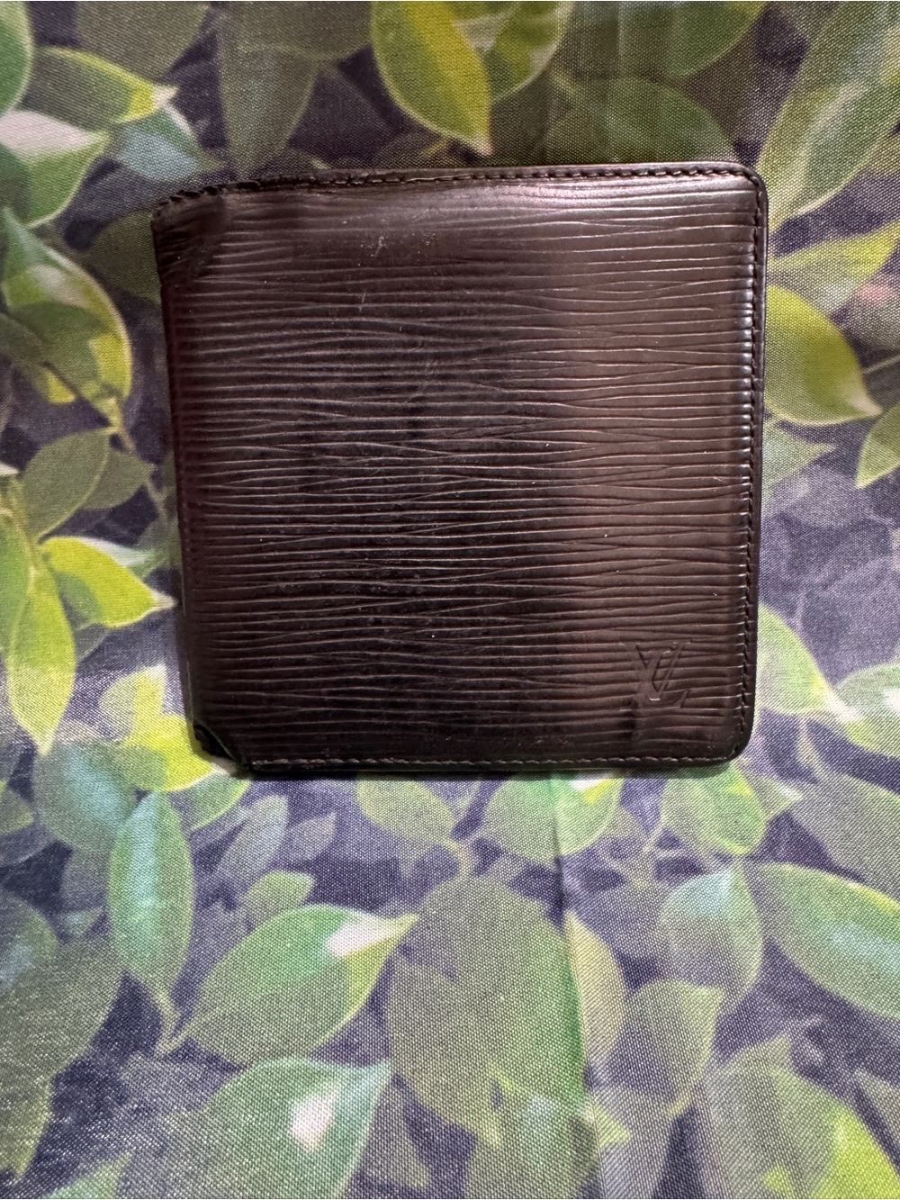 Louis Vuitton Black Epi Leather Bi-Fold Wallet